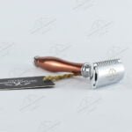rose gold safety razor