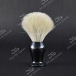 white hairs shaving brush