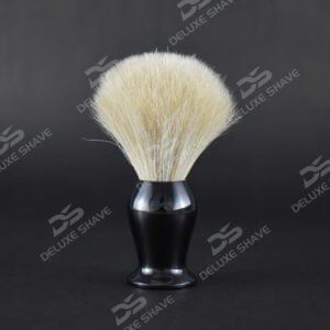 white hairs shaving brush